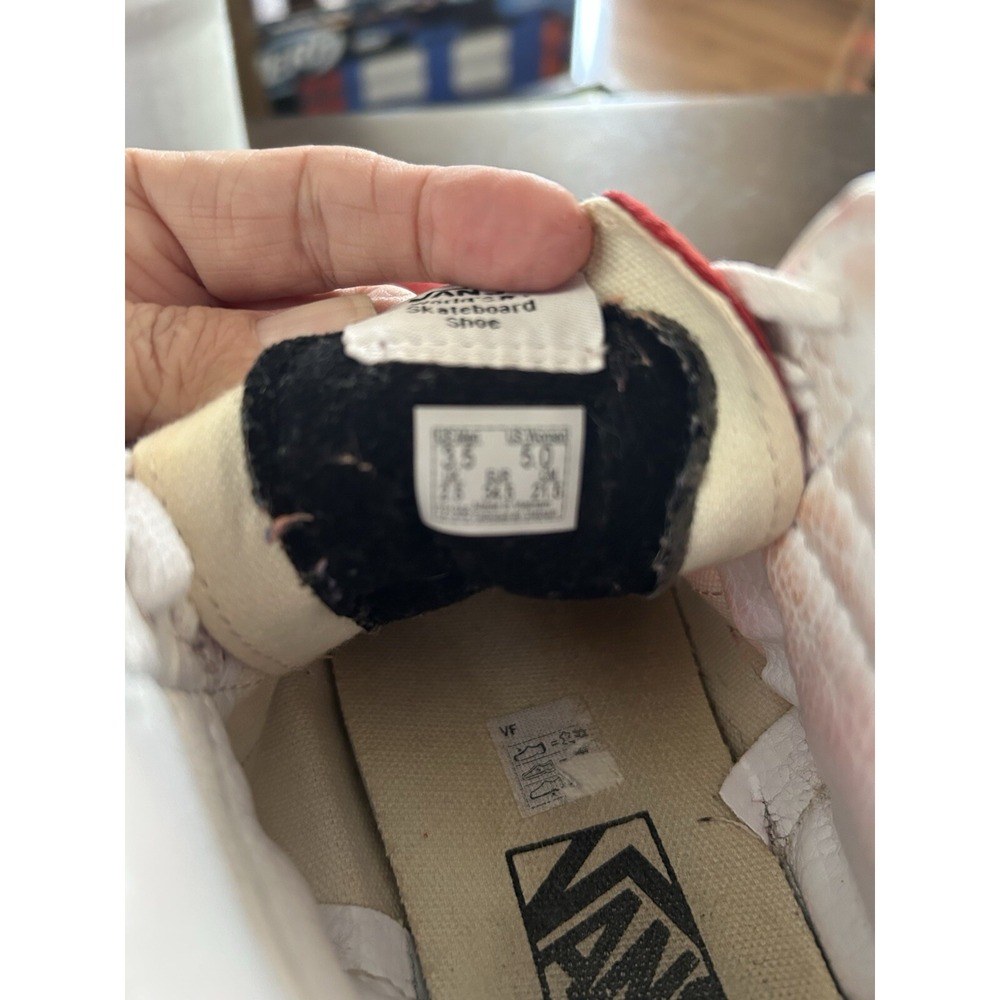 Size 3.5 - VANS Sk8- High Racing Red‎ - Picture 4 of 7